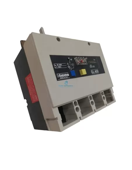 Bticino 7081/400 differential gl 400 4p 400a under front terminals